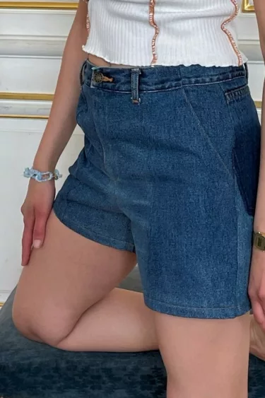 Short en jean ~ femme