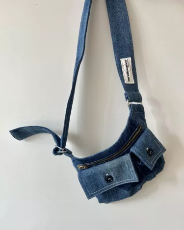 Banane upcyclée en jean